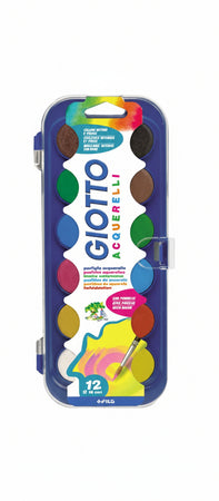 Acquerelli Tavolozza 12 Colori Carioca K040