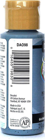 Acrilico-Americana-dipingere-2-Once-Francese-Grigio-Blu-Opaco-/