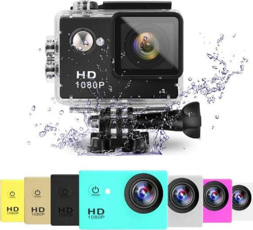 Action Cam Full Hd 1080p Con Custodia Impermeabile Subacqueo Sport Camera Kit Elettronica/Foto e videocamere/Action camera e accessori/Action camera Trade Shop italia - Napoli, Commerciovirtuoso.it