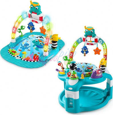 Activity Center Bright Starts 2 in 1 Gym & Saucer Prima infanzia/Attività e intrattenimento/Tappetini gioco e palestrine La Casa Del Bebè - Napoli, Commerciovirtuoso.it