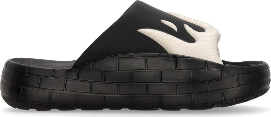 ACUPUNCTURE-Ciabatte-Uomo-Nyu-Slide-White/black-da-uomo