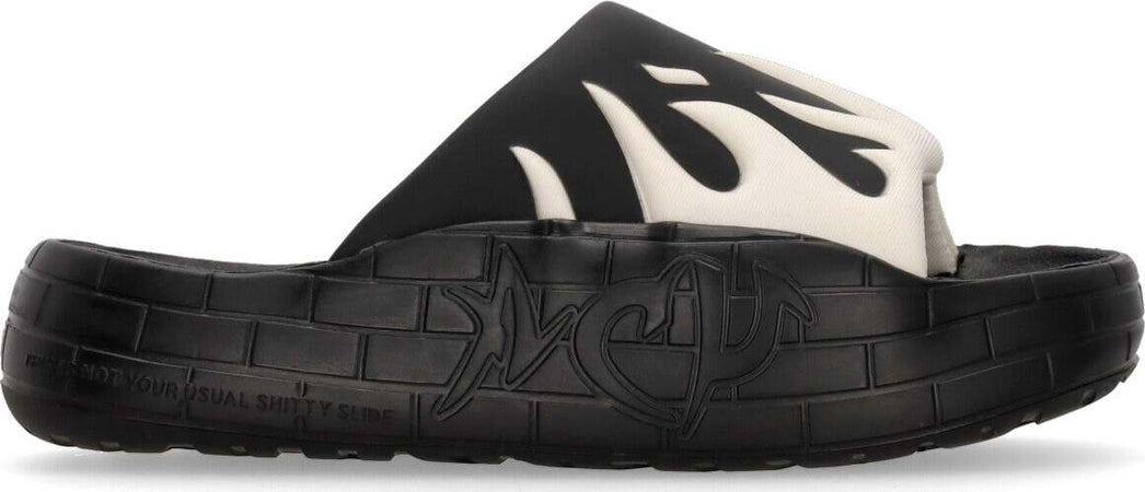 ACUPUNCTURE-Ciabatte-Uomo-Nyu-Slide-White/black-da-uomo