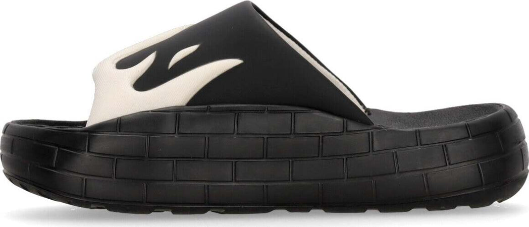 ACUPUNCTURE-Ciabatte-Uomo-Nyu-Slide-White/black-da-uomo
