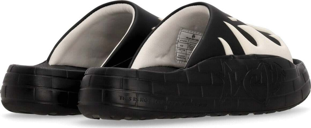 ACUPUNCTURE-Ciabatte-Uomo-Nyu-Slide-White/black-da-uomo