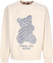 ACUPUNCTURE-Felpa-Leggera-Girocollo-Uomo-Vain-Teddy-Crewneck-Cream-da-uomo