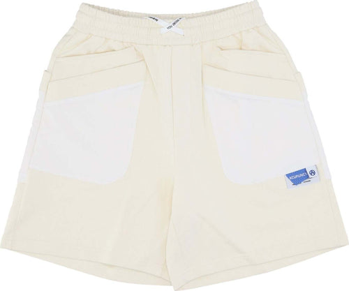 ACUPUNCTURE-Pantalone-Corto-Tuta-Uomo-Label-Shorts-Cream-da-uomo