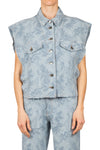 SO ALLURE So Allure - Gilet - 450047 - Fantasia Azzurro da donna