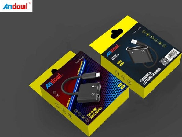 Adattatore 2in1 Q-a189 Lightning Maschio A Type-c Aux3,5mm Femmina Cuffie Ricarica Elettronica/Cellulari e accessori/Accessori/Cavi e adattatori/Cavi Lightning Trade Shop italia - Napoli, Commerciovirtuoso.it