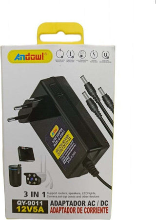Adattatore Alimentazione 3in1 Ac/dc 12v 5a Alimentatore Universale Qy-9011 3 Spine Elettronica/Informatica/Accessori/Accessori per PC portatili/Caricabatterie e docking station/Caricatori e alimentatori Trade Shop italia - Napoli, Commerciovirtuoso.it