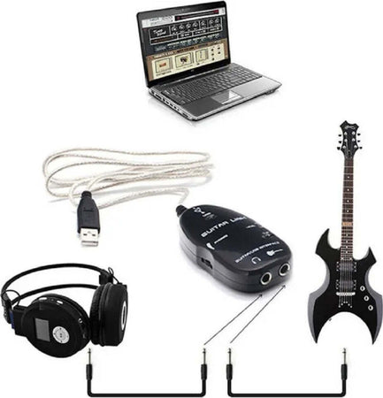 Adattatore Amplificatore Per Chitarra Basso Interfaccia Usb Cavo Cuffie Jt3624 Elettronica/Home Audio e Hi-Fi/Accessori/Cavi/Cavi ottici Trade Shop italia - Napoli, Commerciovirtuoso.it