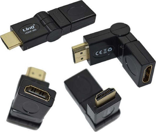 Adattatore Connettore Da Hdmi Maschio A Hdmi Femmina 360? Gomito Girevole Hdmf-360 Elettronica/Informatica/Accessori/Cavi e accessori/Cavi/Cavi HDMI Trade Shop italia - Napoli, Commerciovirtuoso.it