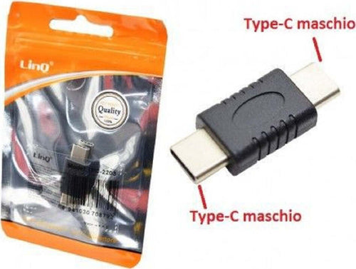 Adattatore Connettore Da Type-c Tipo C Maschio A Type-c Maschio Tpc-2203 Elettronica/Informatica/Accessori/Adattatori/Adattatori USB a USB Trade Shop italia - Napoli, Commerciovirtuoso.it