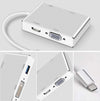 Adattatore Convertitore Audio Video 4in1 Da Type-c A Vga Hdmi Dvi Usb3.0 Tpc-444 Elettronica/Informatica/Accessori/USB Hub Trade Shop italia - Napoli, Commerciovirtuoso.it