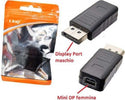 Adattatore Convertitore Da Displayport Maschio A Mini Displayport Femmina Dp-2209 Elettronica/Informatica/Accessori/Cavi e accessori/Cavi/Cavi DisplayPort Trade Shop italia - Napoli, Commerciovirtuoso.it