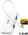 Adattatore Convertitore Da Mini Displayport 3in1 A Vga Hdmi Dvi Proiettori Mdp-443 Elettronica/Informatica/Accessori/Cavi e accessori/Cavi/Cavi VGA Trade Shop italia - Napoli, Commerciovirtuoso.it