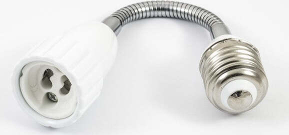 Adattatore Convertitore Flessibile Per Lampade Lampadina Da E27 A Gu10 300mm Illuminazione/Illuminazione per interni/Lampadari lampade a sospensione e plafoniere/Lampade a sospensione Trade Shop italia - Napoli, Commerciovirtuoso.it