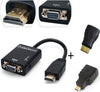 ADATTATORE CONVERTITORE HDMI A VGA 3 IN 1 CON AUDIO A MINI MICRO CAVO HDMI Elettronica/Informatica/Accessori/Cavi e accessori/Cavi/Cavi HDMI Trade Shop italia - Napoli, Commerciovirtuoso.it