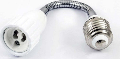 ADATTATORE CONVERTITORE PER LAMPADINA DA E27 A GU10 CON PROLUNGA FLESSIBILE 20CM Illuminazione/Illuminazione per interni/Lampade/Basi per lampade Trade Shop italia - Napoli, Commerciovirtuoso.it