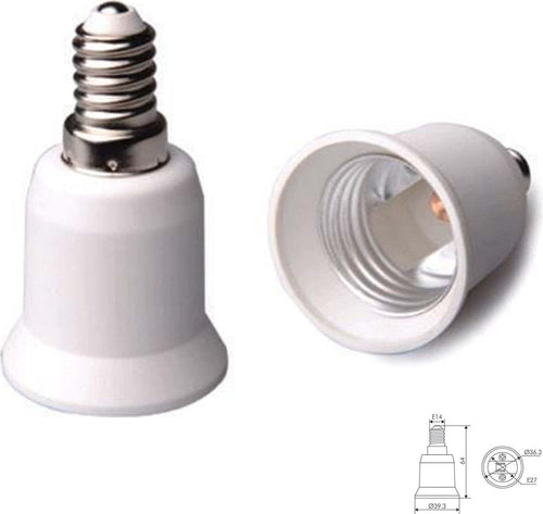 Adattatore Convertitore Portalampade Da E27 A E14 Lampadina Attacco A Vite Illuminazione/Illuminazione per interni/Lampade/Basi per lampade Trade Shop italia - Napoli, Commerciovirtuoso.it