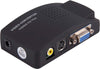 ADATTATORE CONVERTITORE VIDEO DA VGA RCA S-VIDEO IN VGA OUT PC NOTEBOOK NERO Elettronica/Informatica/Accessori/Cavi e accessori/Cavi/Cavi VGA Trade Shop italia - Napoli, Commerciovirtuoso.it