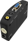 ADATTATORE CONVERTITORE VIDEO DA VGA RCA S-VIDEO IN VGA OUT PC NOTEBOOK NERO Elettronica/Informatica/Accessori/Cavi e accessori/Cavi/Cavi VGA Trade Shop italia - Napoli, Commerciovirtuoso.it