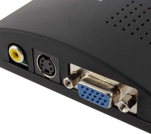 ADATTATORE CONVERTITORE VIDEO DA VGA RCA S-VIDEO IN VGA OUT PC NOTEBOOK NERO Elettronica/Informatica/Accessori/Cavi e accessori/Cavi/Cavi VGA Trade Shop italia - Napoli, Commerciovirtuoso.it