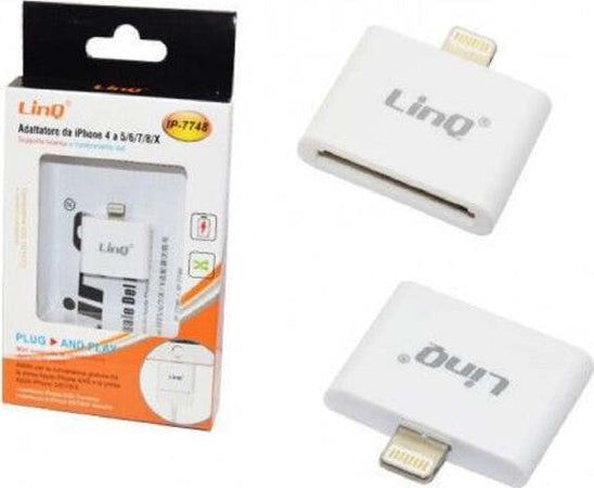 Adattatore-Da-Lightning-A-30-Pin-Ricarica-Sincronizzazione-Compatto-Leggero-Ip-7748
