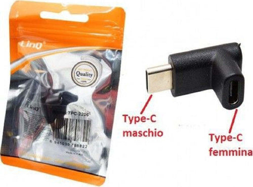 Adattatore Da Type-c Tipo C Maschio A Type-c Femmina Giro Di 90? Gradi Tpc-2206 Elettronica/Informatica/Accessori/Adattatori/Adattatori USB a USB Trade Shop italia - Napoli, Commerciovirtuoso.it