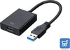 Scheda video Adattatore da USB a HDMI USB 3.0/2.0 Audio Video Adapter HD 1080P per PC, Laptop HDTV TV compatibile con Windows XP/7/8/10/11