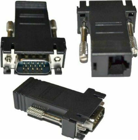 Adattatore Da Vga Maschio A Rj45 Lan Vga-lan Connettore Monitor Computer Informatica e Videogiochi > Accessori PC > Adattatori e Convertitori Trade Shop italia - Napoli, Commerciovirtuoso.it