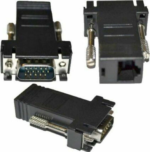 Adattatore Da Vga Maschio A Rj45 Lan Vga-lan Connettore Monitor Computer Informatica e Videogiochi > Accessori PC > Adattatori e Convertitori Trade Shop italia - Napoli, Commerciovirtuoso.it