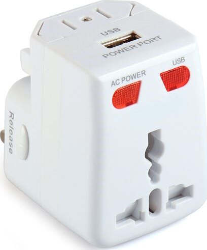 Adattatore da viaggio universale Spina internazionale e USB – WAP150 Fai da te/Materiale elettrico/Multiprese Scontolo.net - Potenza, Commerciovirtuoso.it