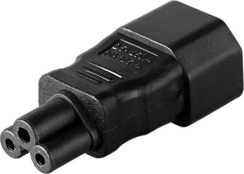 Adattatore di Alimentazione IEC320 C14 a C5 da alimentazione Standard IEC a Tripolare per alimentatori Notebook UPS ed altri dispositivi