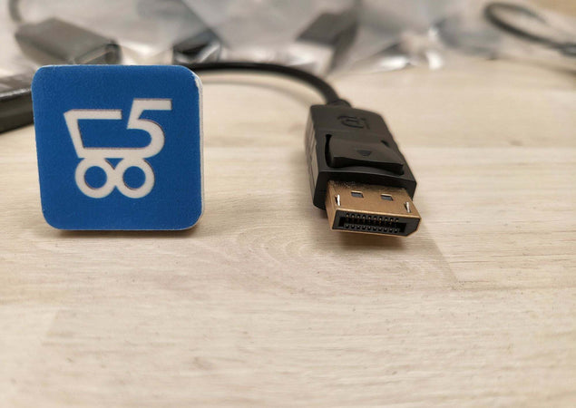 Adattatore Monitor da uscita DisplayPort  a ingresso HDMI Risoluzione massima 4K Compatibile Hd Ati Ge-Force Uscita Video - Adattatore DP TO HDMI