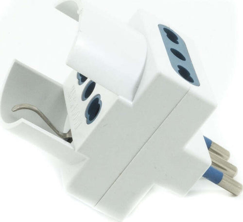 ADATTATORE MULTIPRESA 16A CON SHUKO SPINA ITALIANA +2 PRESA BIPASSO Fai da te/Materiale elettrico/Spine elettriche e prese di corrente alterna/Spine elettriche di corrente alterna Zencoccostore - Formia, Commerciovirtuoso.it