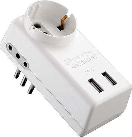 ADATTATORE-MULTIPRESA-USB-art.71039-Electraline