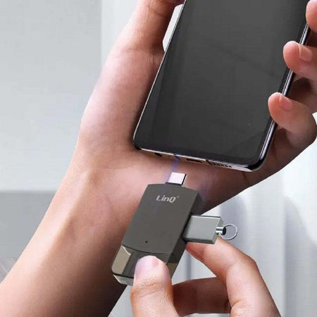 Adattatore Otg 2in1 Type-c + Lightning + 2xusb Femmina Otg-u829 Trasferimento Dati Elettronica/Informatica/Accessori/Adattatori/Adattatori USB a USB Trade Shop italia - Napoli, Commerciovirtuoso.it