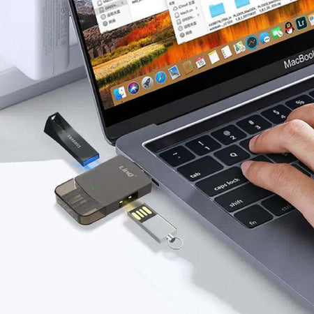 Adattatore Otg 2in1 Type-c + Lightning + 2xusb Femmina Otg-u829 Trasferimento Dati Elettronica/Informatica/Accessori/Adattatori/Adattatori USB a USB Trade Shop italia - Napoli, Commerciovirtuoso.it
