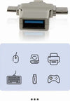 Adattatore Otg 3in1 Da Lightning Type-c Micro Usb A Usb Femmina 100 Mbps Otgu940 Elettronica/Informatica/Accessori/Adattatori/Adattatori USB a USB Trade Shop italia - Napoli, Commerciovirtuoso.it