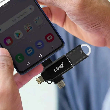 Adattatore Otg Da Usb-c Micro-usb Lightning Verso Usb 3.0 Femmina 3 In 1 Otqu930 Elettronica/Cellulari e accessori/Accessori/Cavi e adattatori/Cavi Lightning Trade Shop italia - Napoli, Commerciovirtuoso.it