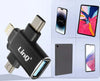 Adattatore Otg Da Usb-c Micro-usb Lightning Verso Usb 3.0 Femmina 3 In 1 Otqu930 Elettronica/Cellulari e accessori/Accessori/Cavi e adattatori/Cavi Lightning Trade Shop italia - Napoli, Commerciovirtuoso.it