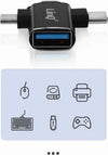 Adattatore Otg Da Usb-c Micro-usb Lightning Verso Usb 3.0 Femmina 3 In 1 Otqu930 Elettronica/Cellulari e accessori/Accessori/Cavi e adattatori/Cavi Lightning Trade Shop italia - Napoli, Commerciovirtuoso.it