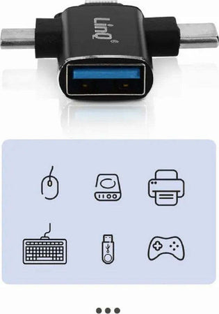 Adattatore Otg Da Usb-c Micro-usb Lightning Verso Usb 3.0 Femmina 3 In 1 Otqu930 Elettronica/Cellulari e accessori/Accessori/Cavi e adattatori/Cavi Lightning Trade Shop italia - Napoli, Commerciovirtuoso.it