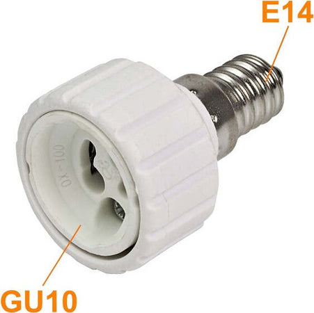 10 Pz. Adattatore Portalampade Da E27 A E14 Da E14 A E27 /gu10/b22  Trade Shop italia - Napoli, Commerciovirtuoso.it