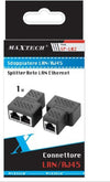 Adattatore Rj45 Splitter Convertitore Lan Da 1 A 2 Porte Doppio Maxtech Sp-l02 Informatica e Videogiochi > Periferiche di rete > Cavi di Rete Trade Shop italia - Napoli, Commerciovirtuoso.it