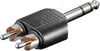 ADATTATORE SDOPPIATORE AUDIO STEREO MASCHIO JACK 6,35 MM + 2 JACK MASCHIO RCA Elettronica/Home Cinema TV e video/Accessori/Cavi/Connettori RCA Trade Shop italia - Napoli, Commerciovirtuoso.it