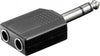 Adattatore Sdoppiatore Audio Stereo Maschio Jack 6,35mm + 2 Jack Femmina 6,35mm Elettronica/Informatica/Accessori/Adattatori/Adattatori maschio/femmina Trade Shop italia - Napoli, Commerciovirtuoso.it