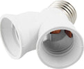 ADATTATORE SDOPPIATORE PORTALAMPADA ATTACCO DA E27 A 2 PRESE E27 BIANCO SOCKET  Trade Shop italia - Napoli, Commerciovirtuoso.it