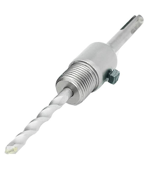 Adattatore Sds Plus Da 110mm Per Fresa A Tazza Carotatrice Asta Barra Con Punta