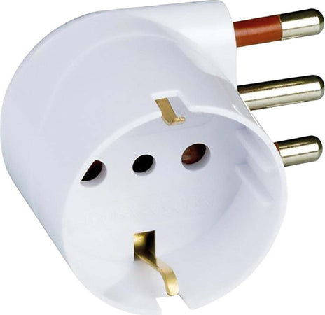 ADATTATORE-SINGOLO-SPINA-90°-'SALVASPAZIO'-spina-2P-+-T-16A---bianco-Rosi